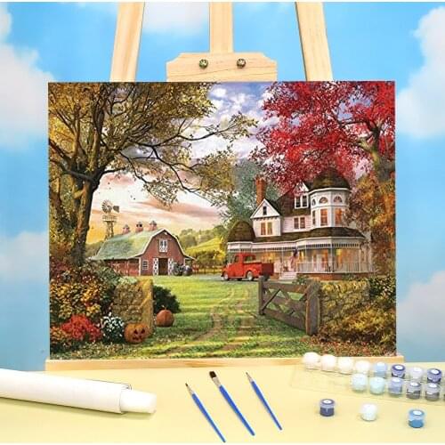Flower Sakura DIY Paint By Numbers Kit Acrylic Paints 50*70 Oil Painting Home Decoration Kids Handiwork Wall Art Drawing