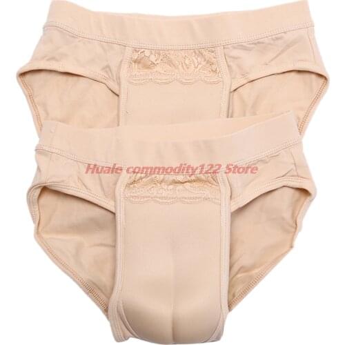 New 2Colors Hot Sale Control Panty Gaff Camel Toe Transgender Crossdresser Shemale Panty Underwear Crossdresser