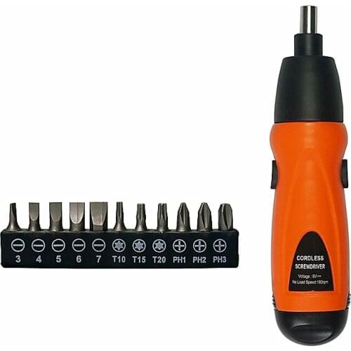 Wholesale Cordless 6V Electric Screwdrivers Battery Operated Mini Electric Drill Household Screw Driver