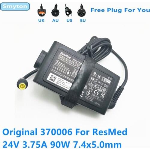 Original 370001 370006 90W 24V 3.75A AC Adapter Charger For ResMed AIR CURVE S10 AIR SENSE S10 1 IP22 370002 Power Supply