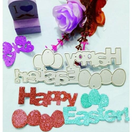 Easter Metal Cutting Dies for DIY Scrapbooking Album Paper Cards Decorative Crafts Embossing Die Cuts