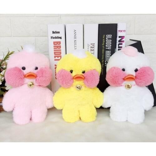 20 30cmplush Lalafanfan Cafe Mini Yellow Duck cute Toy soft Stuffed Small Duck good Quality festival Birthday Christmas Gift kid