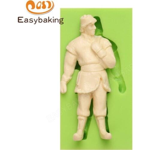 DIY Silicone Mold Fairy Tale Movie 3D Kristoff Shape Ice Fondant Cake Decorating Tools Art and Craft Resin Mould