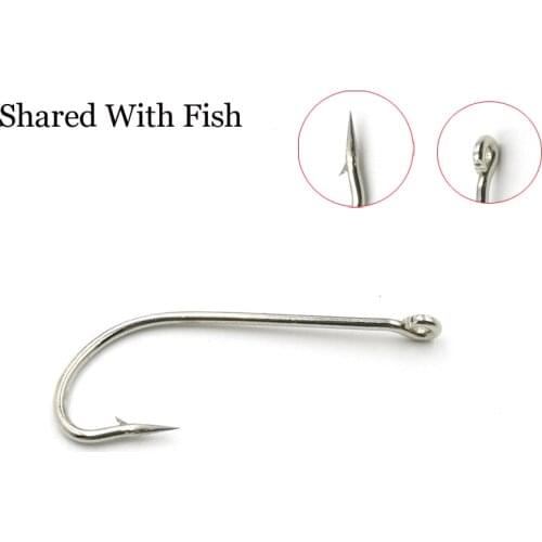 Shared With Fish 10pcs Long Shank Beak Fishing Hook Octopus Rig Making Hooks