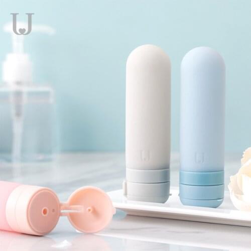 Youpin Jordan&Judy 50ml Portable Silicone Small Bottle For Shampoo Travel Lotion Gel Bottling Squeeze Makeup Refillable Bottles