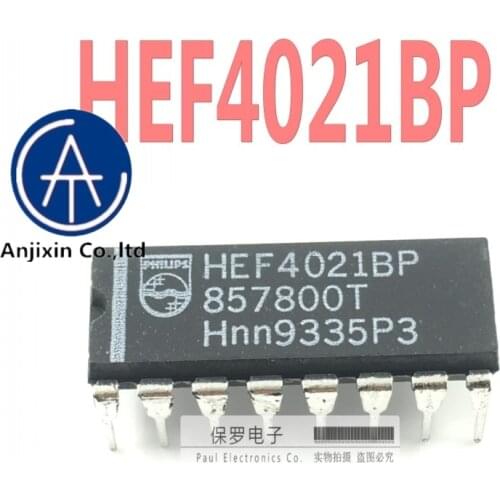 10pcs 100% orginal new real stock Shift register HEF4021BP HEF4021 DIP-16