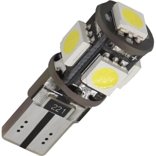 1x W5W T10 LED Bulb 2825 Car Interior Lights Error Free For Peugeot 4008 5008 307 206 308 407 207 406 208 3008 2008 508 408 306