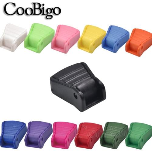 20pcs Colorful Zipper Pull Cord Ends Buckle Clip For Backpack Pull Paracord and Cord Tether Tip Rope DIY Cord Lanyard Parts