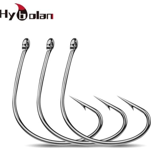 20pcs High Carbon Fishing Hook Fish Jig Hook Japan Barbed Carp Hook Fishing Circle Hooks Fly Fishing Tackle accessories tool