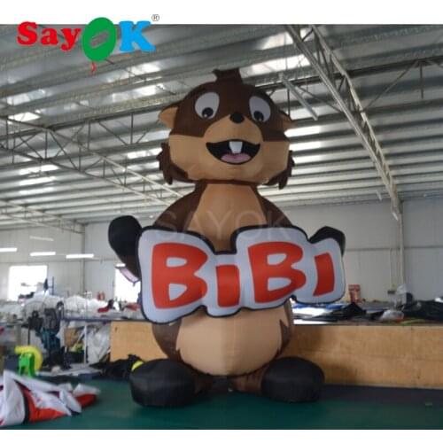 5m(16.4ft) Tall Giant inflatable squirrel for advertising event party deocoration