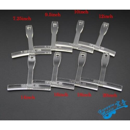 Acrylic Radian Ruler Acoustic Electric Guitar Bass Fingerboard, Fret Radian String Bridge Adjustment Measuring Ruler
