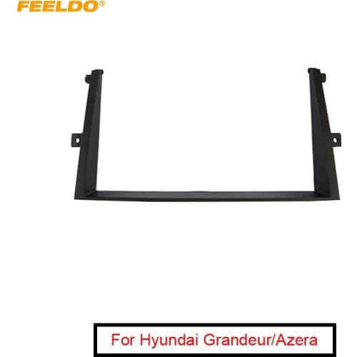 FEELDO Car Audio Stereo 2Din Fascia Frame Adapter For Hyundai Grandeur Azera Panel Frame Installation Trim Kit #FD5064