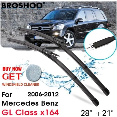 Car Wiper Blade Front Windscreen Windshield Wipers Blades Auto Accessories For Mercedes Benz GL Class x164 28"+21" 2006-2012