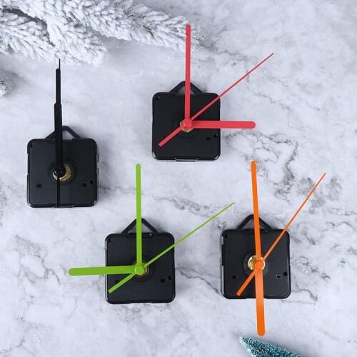 Silent Clock Colorful Hands Quartz Wall Clock Mechanism Movement Repair Replacement Parts Clockwork Clock Parts 1Set