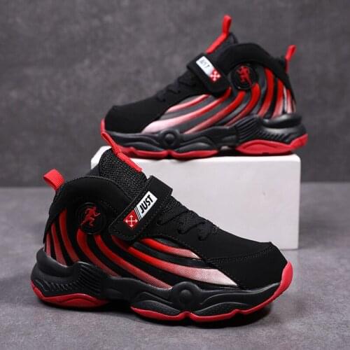 Boys fashion sports children basketball High shoes Anti-slippery Wear-resistant Collision Buffer kids Casual shoes autumn winter