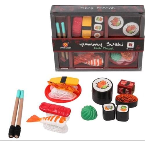 Childrens Sushi Play House Toy Set Pretend Toy Kitchen Pretend Toys Dining Lunch Janpa Sushi Food Toys Set Box