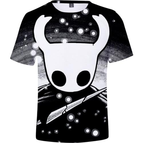Hot Sale Game Hollow Knight 3D Printed T Shirt Men Women Summer Fashion Harajuku Anime T-shirt O-neck Casual Short Sleeves Tops