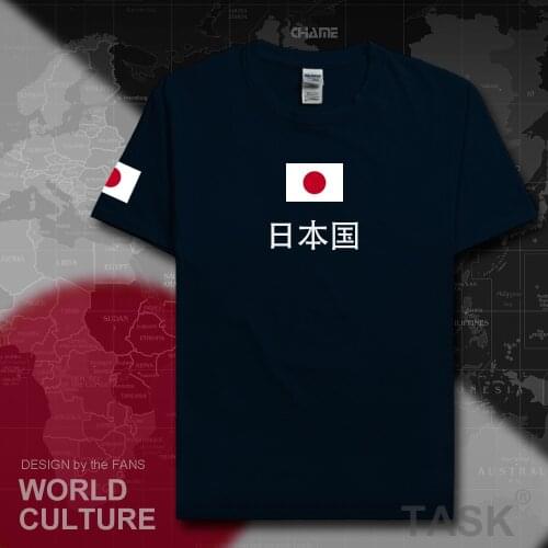 Japan Nippon t shirt man 2017 t-shirt cotton nation team tee 100% cotton meeting fans streetwear fitness JPN Japanese country JP