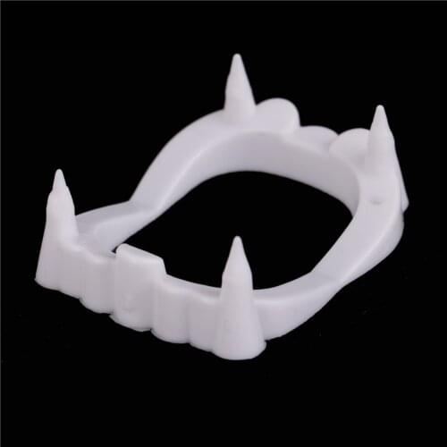 Halloween Masquerade Cosplay Costume Prop New Luminous Vampire Fake Teeth Dracula Teeth Halloween Monster Werewolf Zombie Fangs