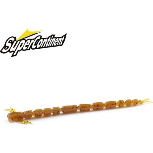 2021 new supercontinent blood teez larva soft bait Luya soft bait crazy 55mm/80mm swing larva