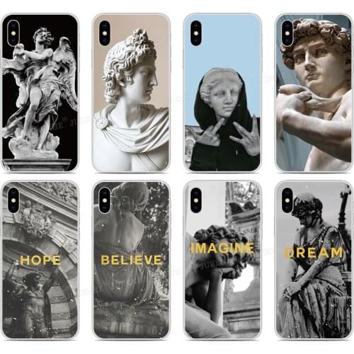Soft TPU Art David Statue Phone Case For Doogee X90 N20 Y9 Plus N10 Y7 Y8 Y8C X70 X60 X60L X50 X50L X30 X55 Silicone Back Cover