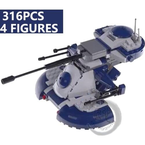 New 2021 Star AAT Armored Assault Tank Clone Soldier Ahsoka Figures Robot Bricks Model Building Blocks Toys For Childrens Gifts