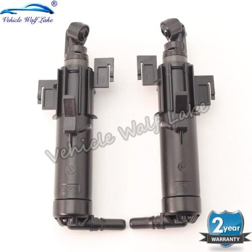 Pair For AUDI RS5 2010 2011 2012 2013 2014 2015 2016 Front Left Right Headlight Washer Spray Nozzle Cylinder Sprayer Pump