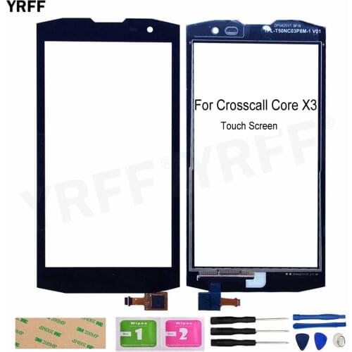 Phone Front Touch Panel Sensor For Crosscall Core X3 Touch Screen Digitizer Glass Panel Sensor Repair Parts Free Shipping