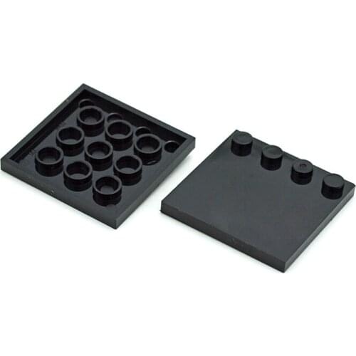 DIY Plastic Plates Building Blocks Accessories 4x4 Tile with Studs on Edge MOC Parts Bricks 6179 Educational Toys for Children