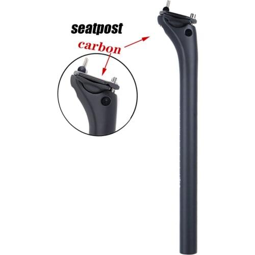 High Strength Carbon fibre bike seatpost ultralight mountain road bike bicycle seatpost saddle seatpost ud seat tube bike parts