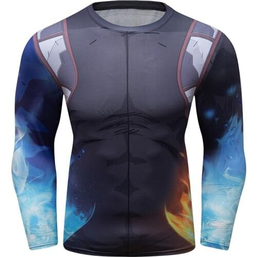 Cody Lundin BJJ MMA Long Sleeve Rashguard Digital Printing Anime Shirt For Men CARTOON Western Tops Customize