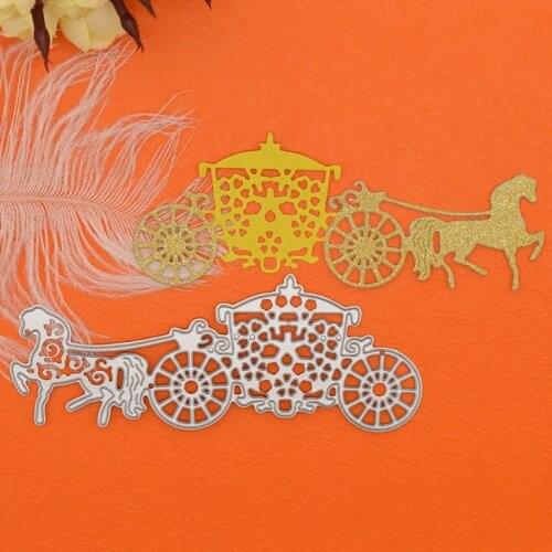 Carriage Matel Cutting Dies Stencil for Diy Scrapbook Album Paper Card Craft Making Embossing Die Cut