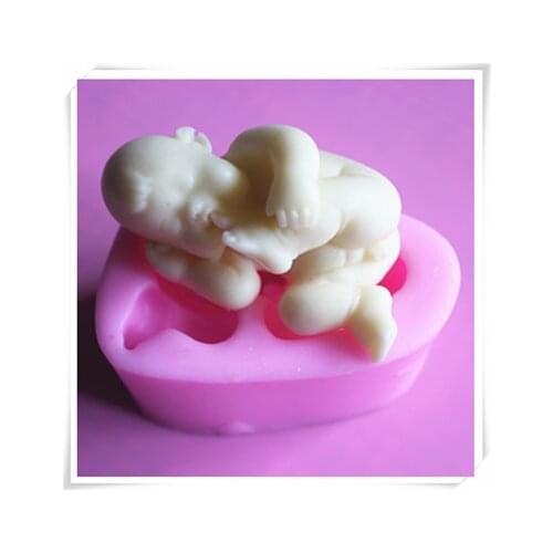 Sleeping Baby apCraft Art Silicone Soap mold Craft Molds DIY Handmade soap molds