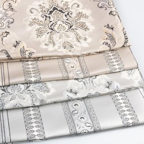 European style sofa furniture fabric for cushion sofa chair quilting sewing patchwork delicate tissue upholstery 145cm width