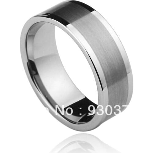 Free Shipping Super Deal sand tungsten ring Woman Mans wedding Rings Couple Rings