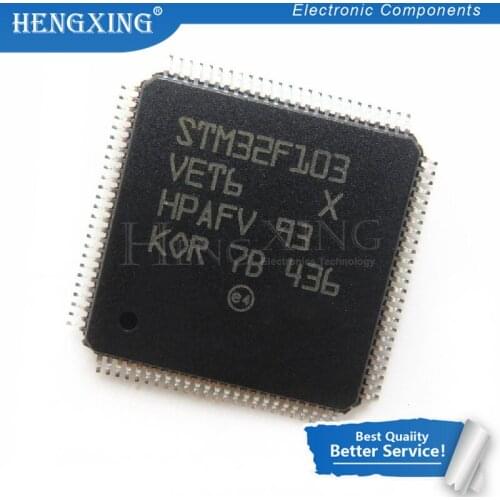 1pcs/lot STM32F103VET6 STM32F103VE LQFP-100 In Stock