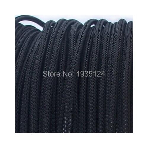 10M free shipping 3mm Tight Braided PET Expandable Sleeving braided cable sleeve