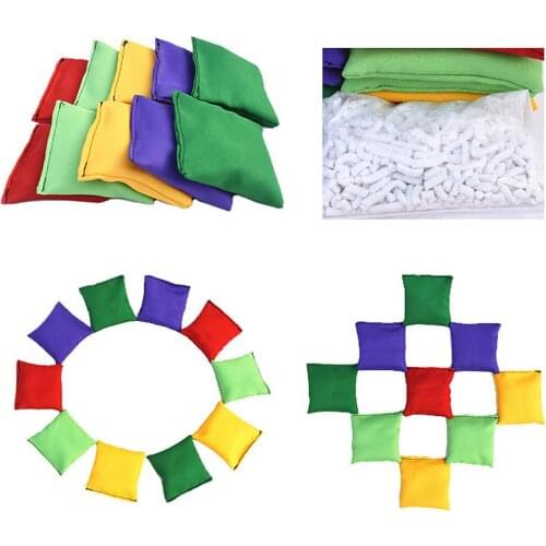 10 Pcs Toy Sandbags Pvc Filled Throwing Sandbag Childrens Play Toys Children Party Sport Game Bags Soft Particle Boxing Bag