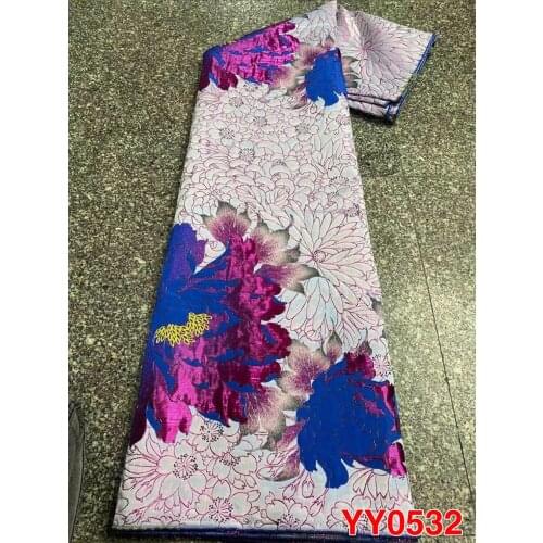 2021 Wholesale African Lace Fabrics Embroidery French Brocade Lace Fabric Printing Lace Jacquard Material For Wedding Dress Sew