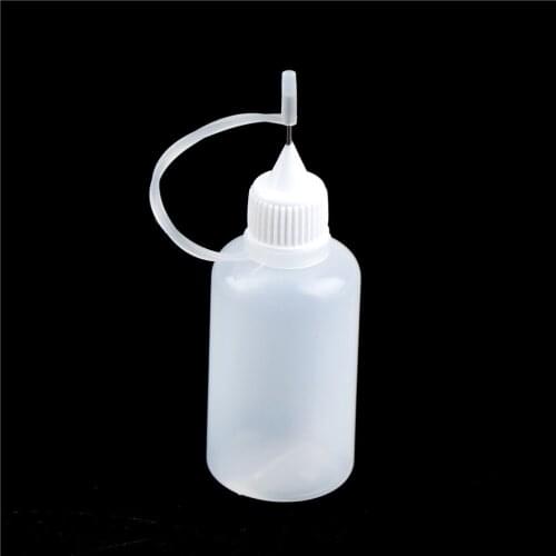 3pcs/lot Glue Applicator Needle Squeeze Bottle DIY Scrapbooking Paper Craft Tool For Paper Quilling White 30ml Plastic