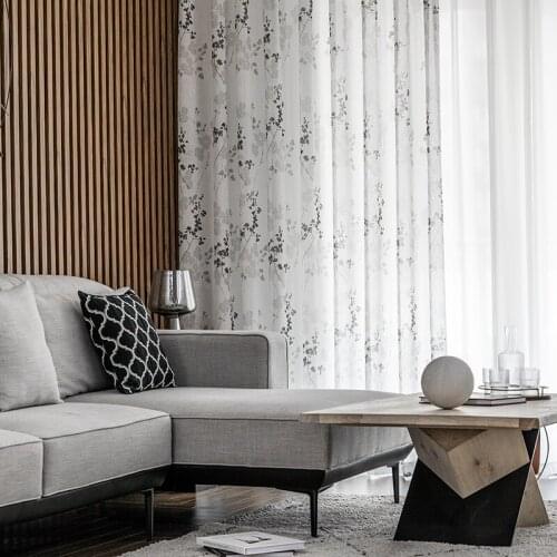 Chicity Home Decor Printed Curtains for Living Room japan Style Tulle Curtains for Bedroom and kitchen Window Customized