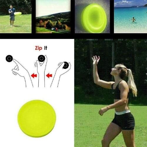 Color Mini Pocket Flexible Zip Chip Flying Discs Can Choose Soft New Spin In Catching Game Flying Disc