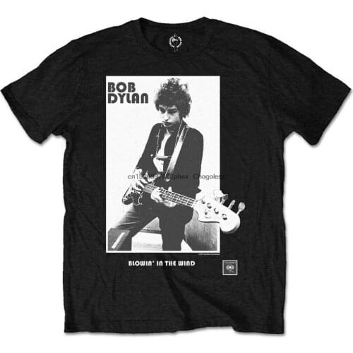 Bob Dylan 'Blowing in the Wind' (Packaged Black) Kids T-Shirt - NEW & OFFICIAL