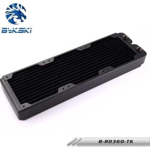 Bykski B-RD360-Tk 360mm Double Row Thick Liquid Cooling Copper Radiator 38mm