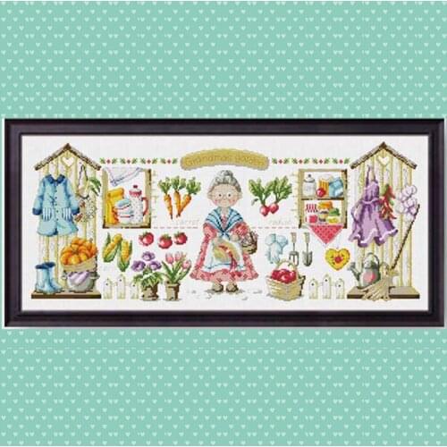 G117 Stitch Cross Stitch Kits Craft Packages Cotton Fabric Floss Counted New Designs Needlework Embroidery Cross-Stitching
