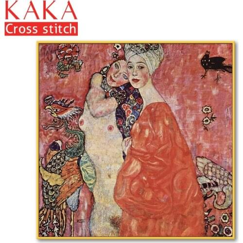 Cross stitch kits,Embroidery needlework sets with printed pattern,11CT-canvas for Home Decor Painting,Portrait Full NCKP064