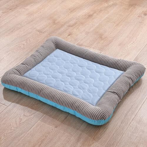 New Cute Pets Mat Summer Cooling Blanket Dog Cat Bed House Puppy Sleeping Pad Non-Toxic Breathable Washable Mat Pet Tent