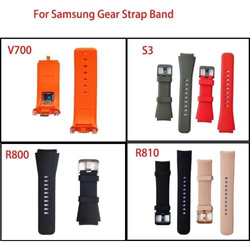 New Watch Band Silicone Strap For Samsung Galaxy Gear V700 / Gear S3 / Gear S4 R800 R810