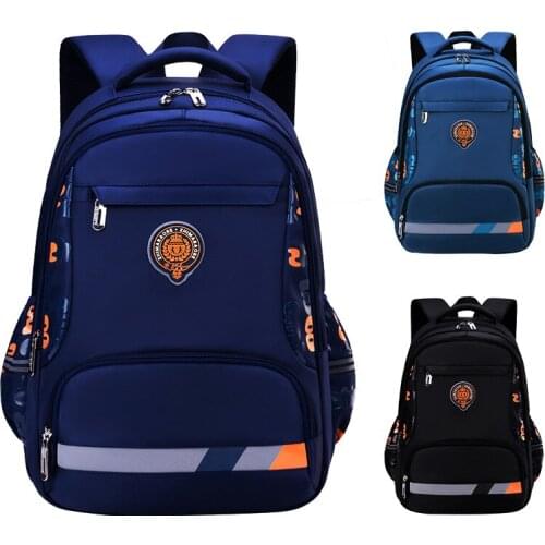 Boys girls British style kids schoolbag Orthopedic School bags High quality nylon children school backpack for teenagers