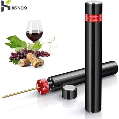 Konco Air Pressure Bottle Opener,Wine Bottle Opener Portable Manual Corkscrew Cork Remover Air Pressure Corkscrew Kitchen Tools